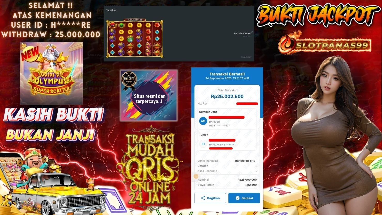 SLOTPANAS99 JACKPOT SLOT GATES OF OLYMPUS SUPER SCATTER